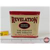 Image 2 : Revelation Pipe Tobacco Pocket Tin : (Seal Indicates Supplied for Armed Forces Use) (Measures : 3"H 