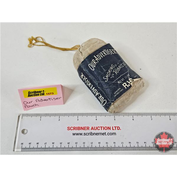 Vintage Our Advertiser Tobacco Pouch (Full)