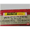Image 9 : Repeater Fine Cut Tobacco Tin  (Measures : 1-1/2"H x 3-1/2"W x 2-3/4"D)