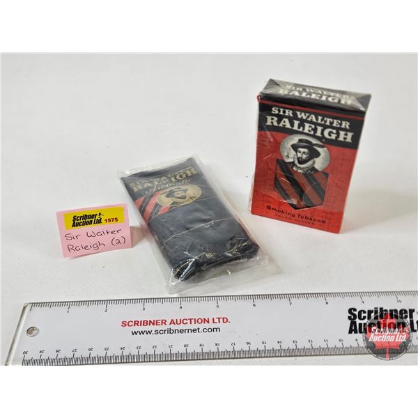 Sir Walter Raleigh Combo : - Soft Pack (Unopened) - Pouch (Unopened)