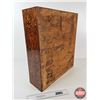 Image 3 : Plywood & Glass Door Display Cabinet  (Measures : 24-1/4"H x 21-1/4"W x 6-1/2"D)