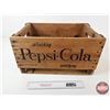Image 4 : Pepsi-Cola Wooden Crate (1962) (Measures : 10"H x 18"W x 11-1/2"D)