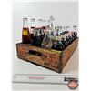 Image 10 : Variety of Vintage Coca-Cola Bottles (21 Full & 3 Empty) :  c/w Pepsi-Cola Wooden Crate  (Crate Meas