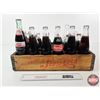 Image 11 : Variety of Vintage Coca-Cola Bottles (21 Full & 3 Empty) :  c/w Pepsi-Cola Wooden Crate  (Crate Meas