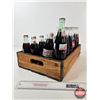 Image 12 : Variety of Vintage Coca-Cola Bottles (21 Full & 3 Empty) :  c/w Pepsi-Cola Wooden Crate  (Crate Meas