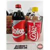 Image 6 : Variety Of 1980's Coke Bottles (11 Full & 1 Empty) : - New Coke - Cherry Coke - Coke II - Diet Coke