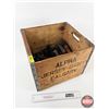 Image 1 : Wooden Crate w/Variety of Insulators & Pegs (24 pcs Total including Crate) Crate "Alpha Jersey Dairy