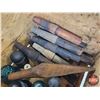 Image 4 : Wooden Crate w/Variety of Insulators & Pegs (24 pcs Total including Crate) Crate "Alpha Jersey Dairy