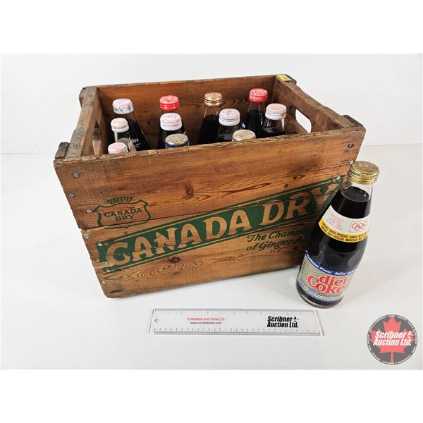 Glass Coca-Cola Bottles : (All Full) : (1980's) : Variety of Types Of Coca-Cola - One Litre Bottles