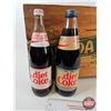 Image 3 : Glass Coca-Cola Bottles : (All Full) : (1980's) : Variety of Types Of Coca-Cola - One Litre Bottles