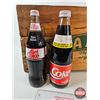Image 4 : Glass Coca-Cola Bottles : (All Full) : (1980's) : Variety of Types Of Coca-Cola - One Litre Bottles