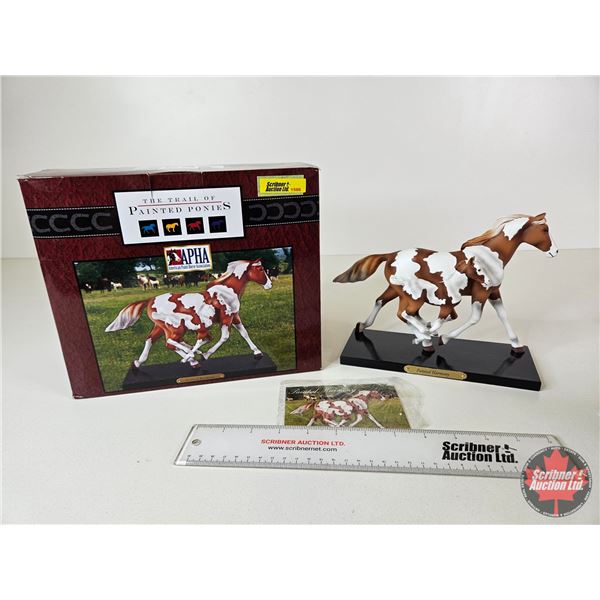 THE TRAIL OF PAINTED PONIES Figurine : Painted Harmony (American Paint Horse Association) (Artist : 