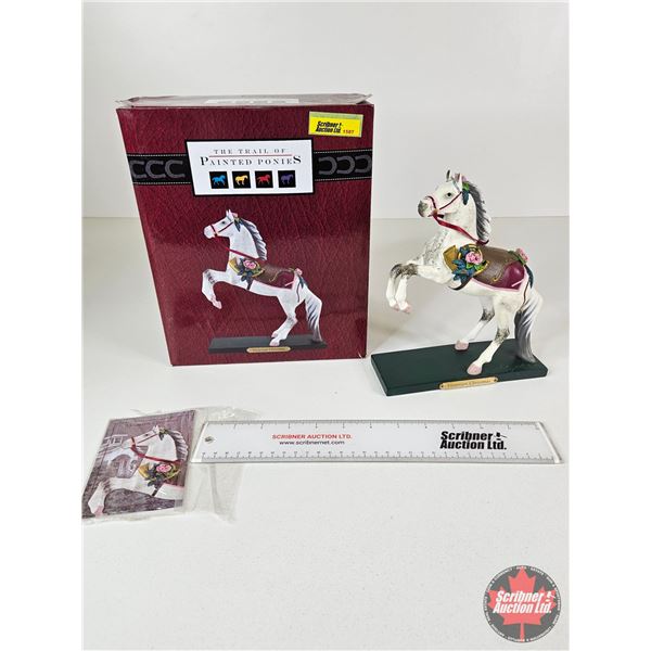 THE TRAIL OF PAINTED PONIES Figurine : Victorian Christmas (Artist : Leslie Gates) (Box Measures : 1