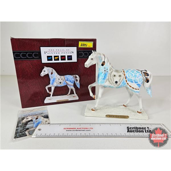 THE TRAIL OF PAINTED PONIES Figurine : Ride the North Country (Artist : Lynn Bean) (Box Measures : 8