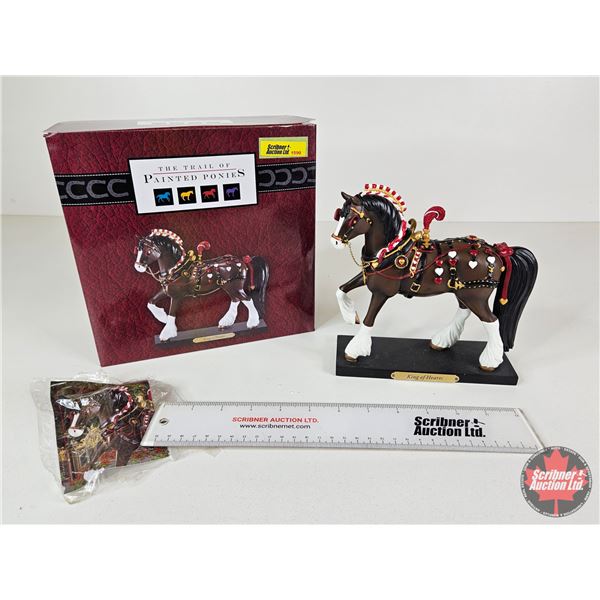 THE TRAIL OF PAINTED PONIES Figurine : King of Hearts (Artist : Karlynn Keyes) (Box Measures : 9"H x