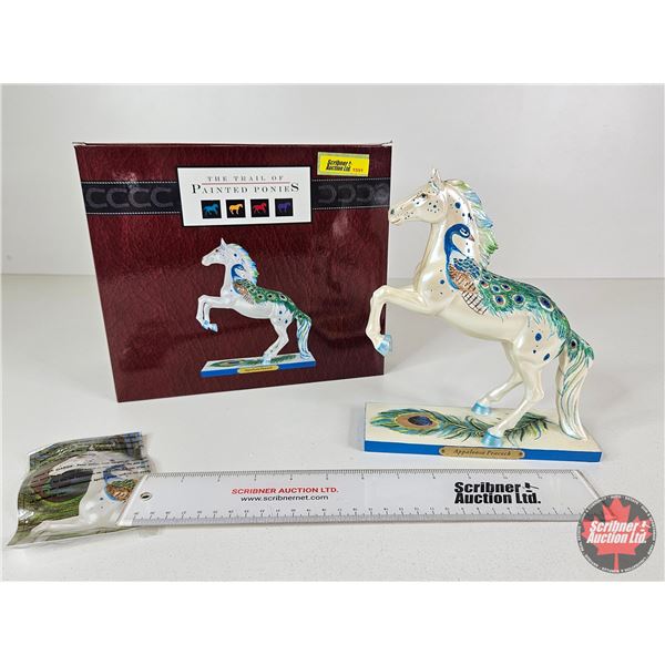 THE TRAIL OF PAINTED PONIES Figurine : Appaloosa Peacock (Artist : Lynn Bean) (Box Measures : 9"H x 