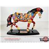 Image 2 : HORSE OF A DIFFERENT COLOR Figurine : Dia De Los Muertos Quarter Horse (Westland Giftware) (Box Meas