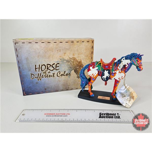 HORSE OF A DIFFERENT COLOR Figurine : Technicolor Dream Horse Mustang (Westland Giftware) (Box Measu