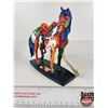 Image 3 : HORSE OF A DIFFERENT COLOR Figurine : Technicolor Dream Horse Mustang (Westland Giftware) (Box Measu
