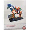 Image 5 : HORSE OF A DIFFERENT COLOR Figurine : Technicolor Dream Horse Mustang (Westland Giftware) (Box Measu