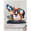 Image 6 : HORSE OF A DIFFERENT COLOR Figurine : Technicolor Dream Horse Mustang (Westland Giftware) (Box Measu