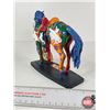 Image 7 : HORSE OF A DIFFERENT COLOR Figurine : Technicolor Dream Horse Mustang (Westland Giftware) (Box Measu