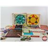 Image 1 : Vintage Board Game Combo : Monopoly; Stock Ticker; Rummoli; Dominos; Poker Chips; etc.