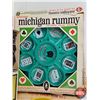 Image 2 : Vintage Board Game Combo : Monopoly; Stock Ticker; Rummoli; Dominos; Poker Chips; etc.