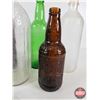 Image 2 : Vintage Bottles (Variety) : Amber; Green & Clear (12)
