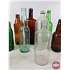Image 3 : Vintage Bottles (Variety) : Amber; Green & Clear (12)