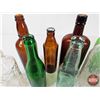 Image 5 : Vintage Bottles (Variety) : Amber; Green & Clear (12)