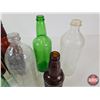 Image 6 : Vintage Bottles (Variety) : Amber; Green & Clear (12)