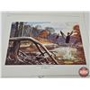 Image 19 : Vintage Hunting/Outdoorsman Combo (40 pcs total) : Remington Waterfowl Prints; 1960's Sask Hunting R