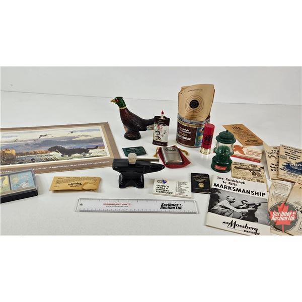 Vintage Hunting/Outdoorsman Combo (40 pcs total) : Remington Waterfowl Prints; 1960's Sask Hunting R