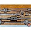 Image 4 : GTD Little Giant Tap & Die Set in Wood Case  (Note : 2 Thread Taps Missing) (Measures : 4"H x 28-1/2