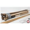 Image 4 : Wooden Baseball Bats (5) & Hockey Stick (1) (Hockey Stick Measures : 61"L)