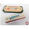 Image 5 : Back to School : Unused Old Stock Lined Scribblers (17); Rulers; Geometry Set; Victory Harmonica; Co