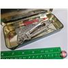 Image 7 : Back to School : Unused Old Stock Lined Scribblers (17); Rulers; Geometry Set; Victory Harmonica; Co