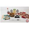 Image 1 : Vintage Kitchen Combo : Coffee Canisters; Nutcracker Set; Crepe Paper; K-Tel Chopper; Home Freezer G