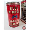Image 5 : Variety of Tins (4) : Blue Ribbon Baking Powder; Empress Jam; Empress Peanut Butter; Ritz Crackers a