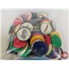 Image 3 : Biscuit Tin w/Jello Pogs : Airplanes; Cars; Dogs; Football; etc
