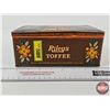 Image 2 : Riley's Toffee Tin : (3-1/4"H x 8"W x 4-1/2"D)