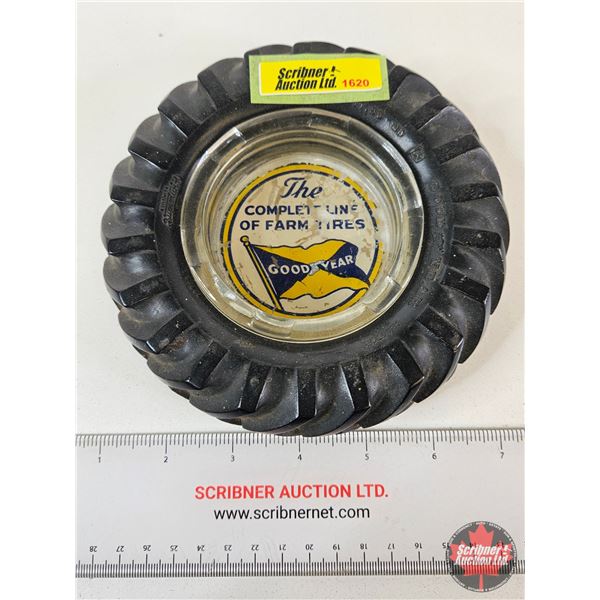 Tire Ashtray : Good Year (Measures : 6"Dia)