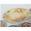 Image 5 : Nippon Double Handled Celery Dish w/Cups (3) & Saucers (5) Made in Japan (Dish : 10"L)