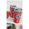 Image 4 : Collector Combo : Blue Jays Coke Cans; RCMP Centennial Calendar; Mini Baseball Bat; Canadian Scouts 