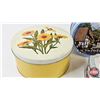 Image 4 : Biscuit Tins (5) (Largest Measures : 4"H x 8-1/2"Dia)