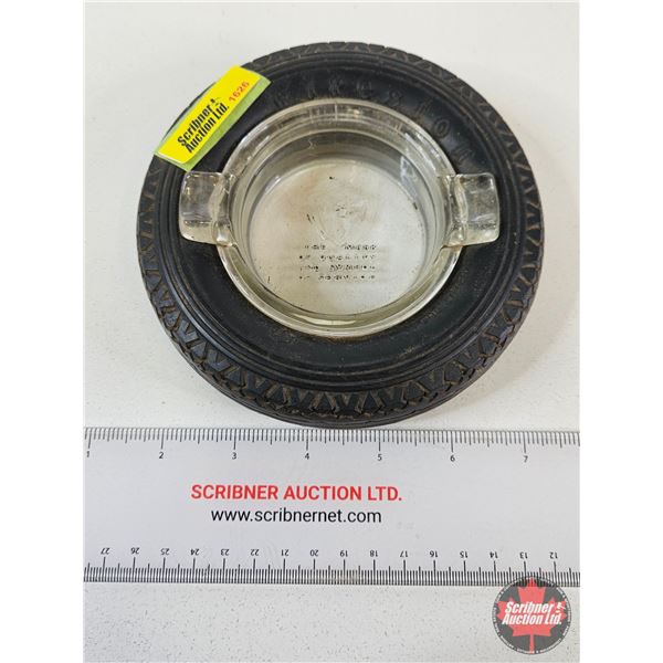 Tire Ashtray : Firestone (6.00-18) (Measures : 5-1/2" Dia)