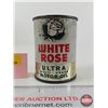 Image 2 : White Rose Coin Bank  (Note : Slot Gouged on the Top) (Measures : 3"H x 2"Dia)