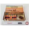 Image 1 : Covered Wagon Cigar Box w/Cigar; Durham Tobacco Pouches (3); Novelty Bottle
