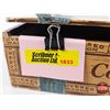 Image 8 : Covered Wagon Cigar Box w/Cigar; Durham Tobacco Pouches (3); Novelty Bottle